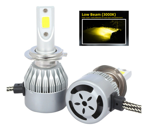 2 Bombillas Led Para Coche, H27 880, H3, 881, Hb2, H7, H1, H