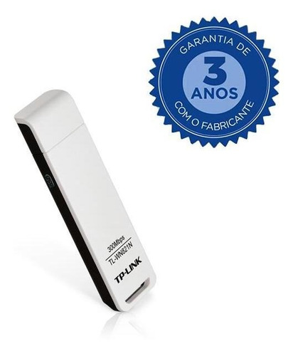 Imagem 1 de 4 de Adaptador Tp-link Usb Wireless N 300mbps - Tl-wn821n