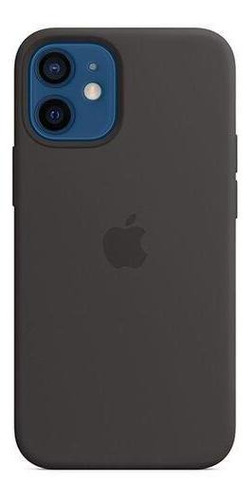 Funda Carcasa Silicona iPhone 12 Pro Max Magsafe Negro