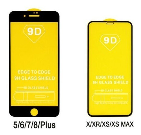 Imagen 2 de 2 de Vidrio Templado 9d iPhone 7/8 Plus!!!
