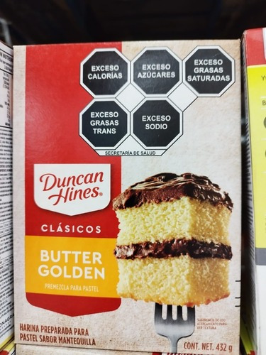 Duncan Hines Harina Pastel Butter Golden