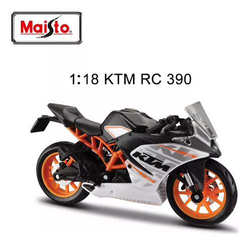 Bicicleta Carretera Super Duke R En Miniatura Metal 1/