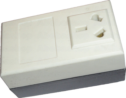Pack 20x Gabinete Toma 220v Macho Hembra Caja Enchufe Blanco
