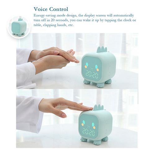 Nuevo Despertador, Reloj De Temperatura For Niñas, Pantalla