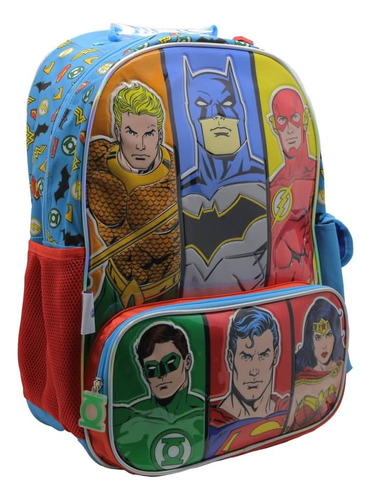 Mochila Escolar Dc Liga De La Justicia Pop Hero