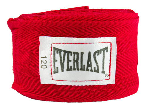 Bandagem Everlast 3 Metros Vermelho
