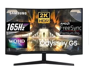 Monitor Samsung Curvo 27 Odyssey G5 2k Freesync 165hz Hdr 1m