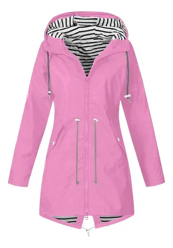 W Chaqueta Mujer Outdoor Tallas Grandes Capucha Cortavientos