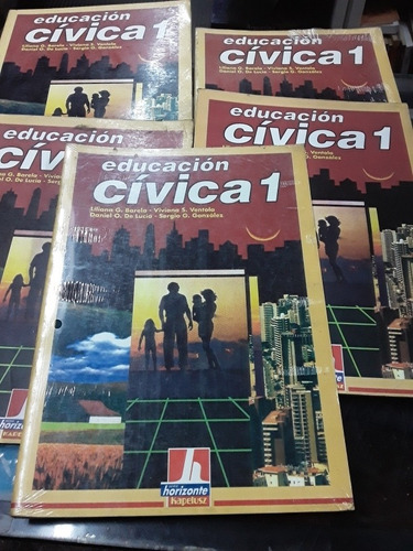 Educación Cívica 1 Kapelusz Horizonte Lote X 3 Libros 