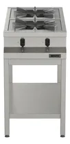 Comprar Anafe Brafh 50\u002F100 2 Hornallas A Gas Acero Inox Vertical