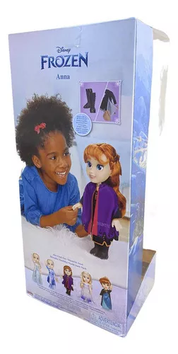 Boneca Frozen Elsa Articulada Com 35cm Disney Multikids