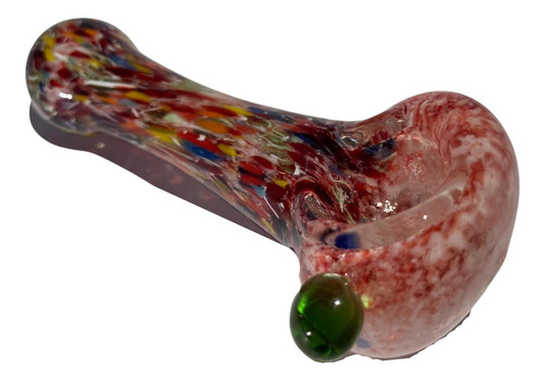 Pipe De Vidro Cachimbo Várias Cores Modelos Cor Verde Branco E Vermelho