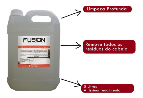 2 Shampoo Anti Resíduo Alto Rendimento Para Salão De Beleza