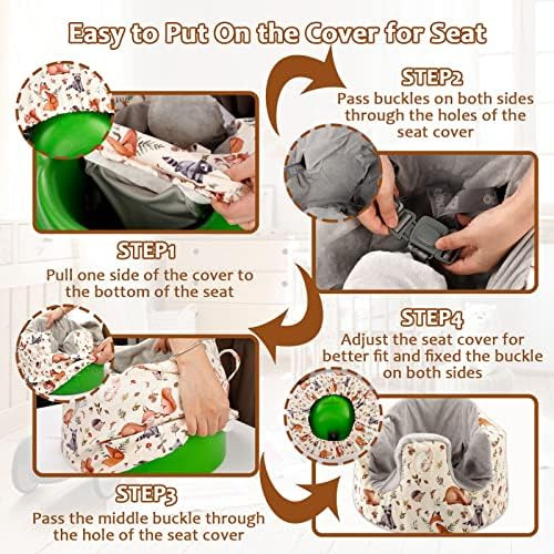 Funda De Asiento De Bebé Compatible Con Asiento Bumbo, Suave