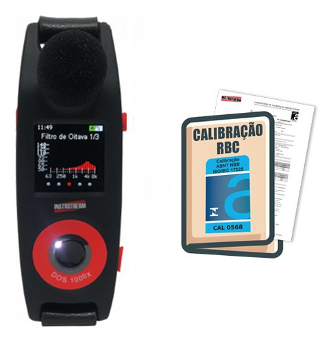 Dosímetro De Ruido Dos-1000x Instrutherm + Calibrado Rbc