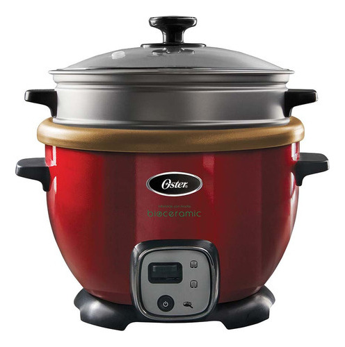 Olla Arrocera Multiusos Oster Ckstrc7130r 2.2l Rojo Frecuencia 50 Hz/60 Hz