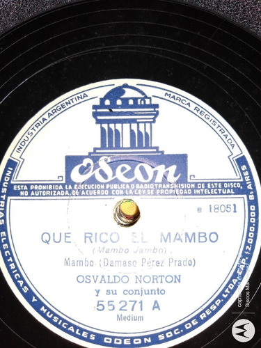 Pasta Osvaldo Norton Walter Ribeiro Odeon C109