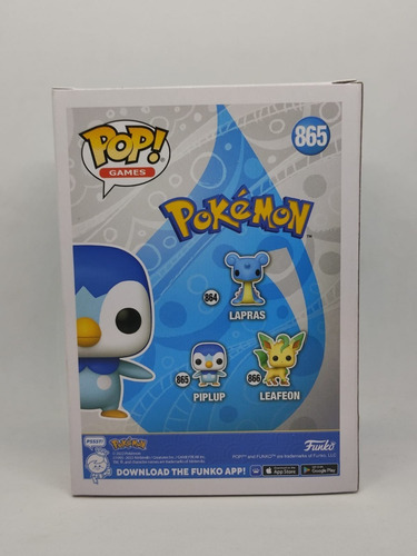 Imagen 3 de 3 de Funko Pop Pokémon Piplup Original