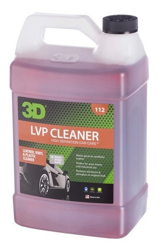 3d Lvp Cleaner Limpiador De Cueros, Vinilos Y Plásticos 4lts