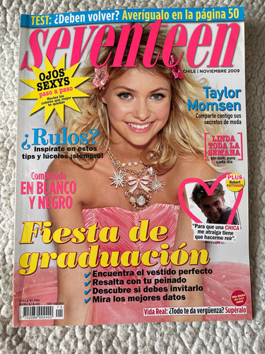 Revista Seventeen Año 7 N 73 Noviembre 2009