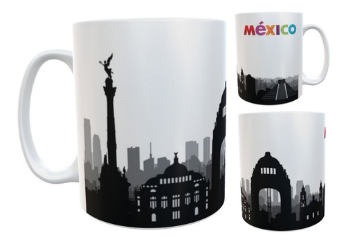 6 Tazas Ciudades New York London Italia Paris Bs As Ceramica