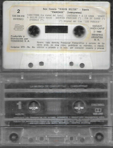 Los Parchis La Musica De Chiquititas Pack De 2 Cassettes