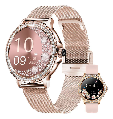 Smartwatch Para Mujer Moda Reloj Inteligente Deportivo