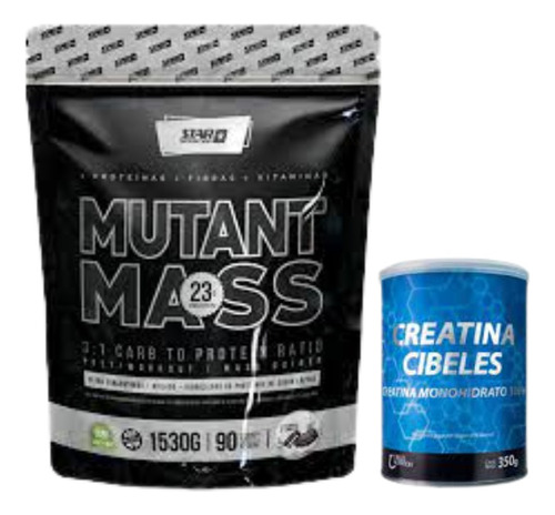 Mutant Mass Star Nutrition 1,5kg + Creatina Cibeles 350g