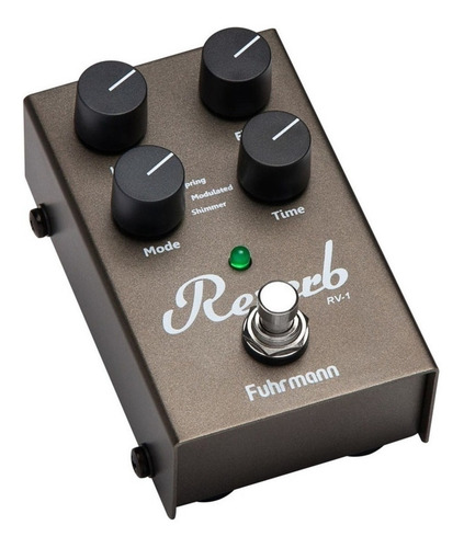 Imagem 2 de 3 de Pedal de efeito Fuhrmann Reverb RV-1 marrom