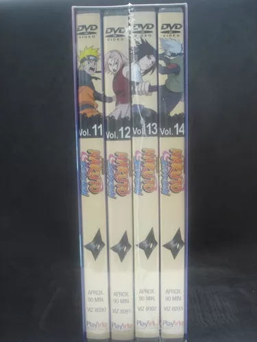 Dvd Box - Naruto Shippuden - 1ª Temporada - Box 3 - 4 Discos