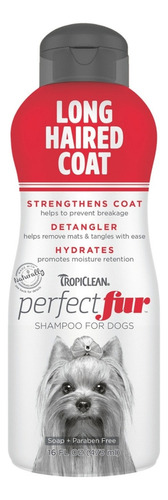 Shampoo Para Perro, Pelo Largo, Sedoso,perfect Fur 473ml