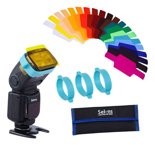 Flash Universal Selens  Filtro De Iluminacion De Gel  Kits