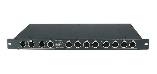 Splliter Dmx Buffer 8 Saidas Amplificador De Sinal Dmx Nf-e