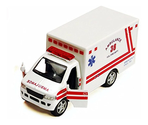 Equipo De Rescate Ambulancia, Blanco - Coche De Juguete