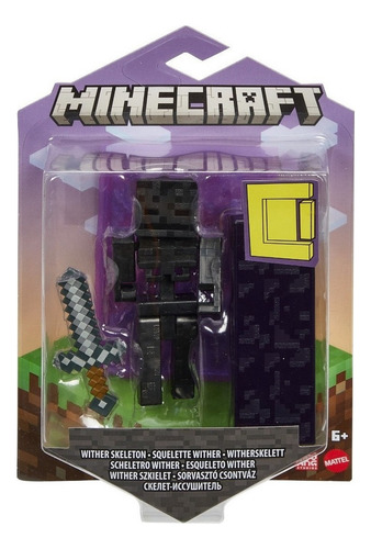 Figura Coleccionable Minecraft Vanilla Wither Skeleton