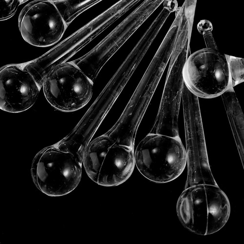 10 Piezas De Cristal Colgante De Gota De Lluvia Piezas De