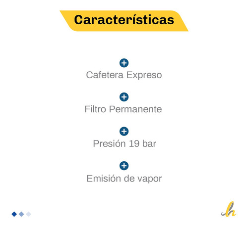 Imagen 2 de 5 de Cafetera Yelmo Desayuno Ce-5107 Automática Expreso 220v Lh