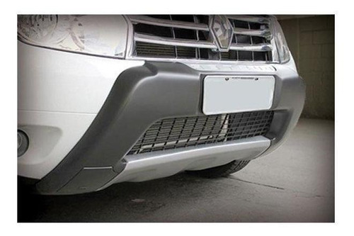 Imagem 1 de 2 de Bumper Duster 11/14 Cinza Sem Rasgo Farol De Milha Tg Poli