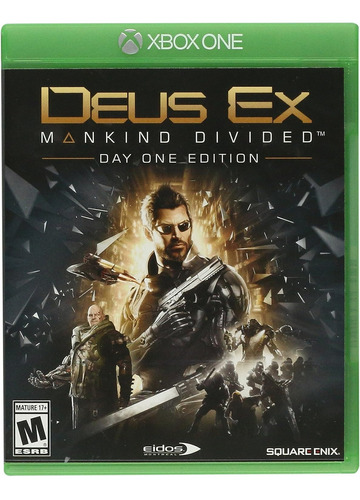 Edição de Dia Um de Deus Ex Mankind Divided - Xbox One