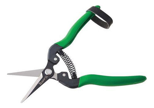 Tijeras, podan ramas, vallas, atrapan la cosecha de fruta