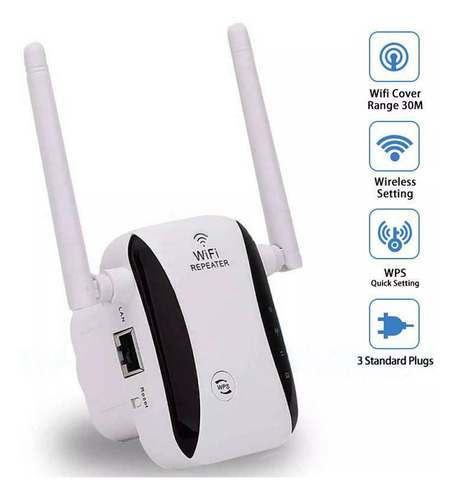 Extensor Amplificador Repetidor De Alcance Wifi 300mbps