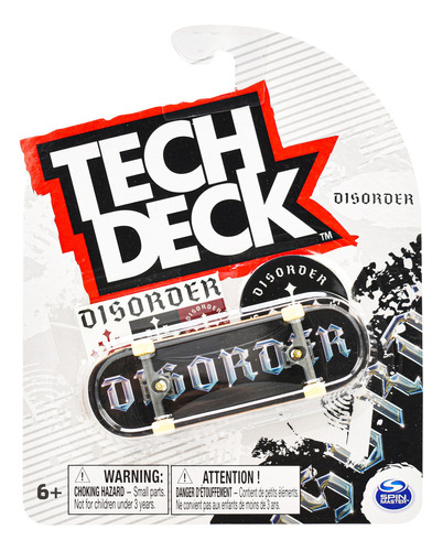 Tech Deck Bla Bac Photo Series Disorder Negro Spin Master
