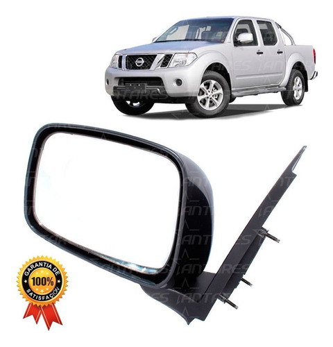 Espejo Izq Manual Negro Nissan Navara 2008-16