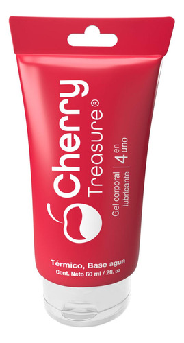 Lubricante 4 En 1 Treasure Cereza 60ml