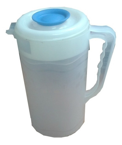 Jarra De Plástico Cilíndrica 2 Litros 2 Unidades