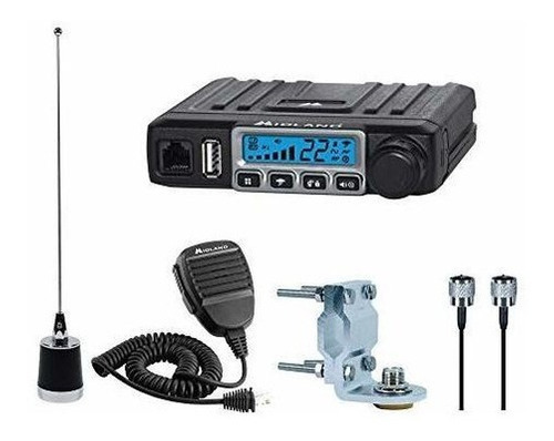 Midland Mxt115vp3 Micro Movil Mxt W Gmrs 2 Vias Antena