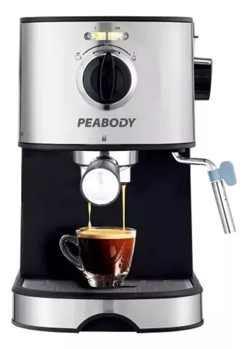 Cafetera express Peabody para capucchino 15 Bar con medidor