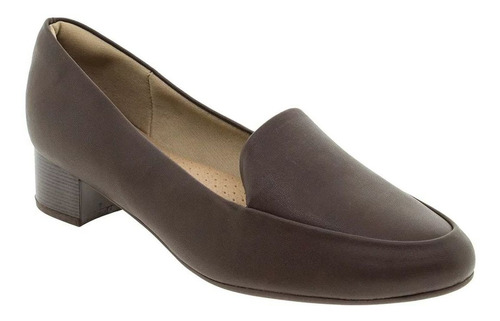 Piccadilly Sapato Feminino Mocassim S/ Baixo 140105 Marrom