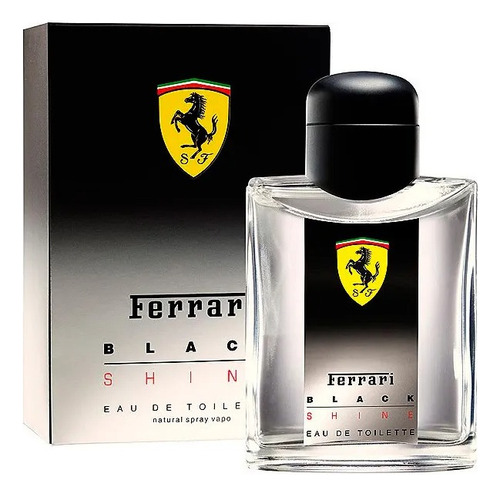 Ferrari Black Shine Eau De Toilette 125ml Para Caballero 