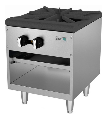 Fogon Asber Aesp-18-2 | Fogon | Gas | 2 Quemadores | Gris |